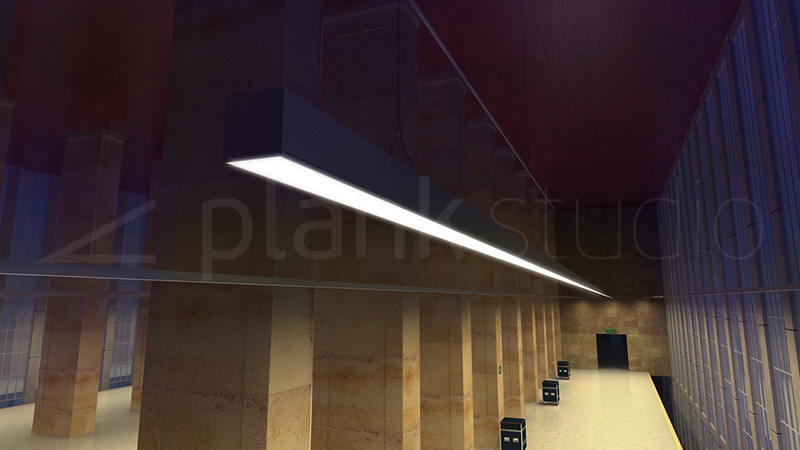 Накладной профиль для светодиодной ленты PlankStudio TITAN